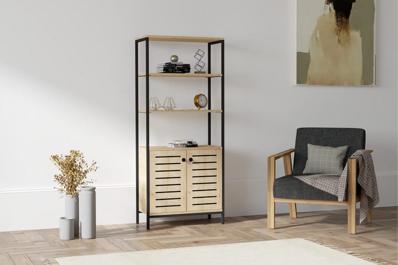 Kirjahylly Violaceae 70x162,2 cm - Sininen - Säilytys - Hylly - Kirjahylly