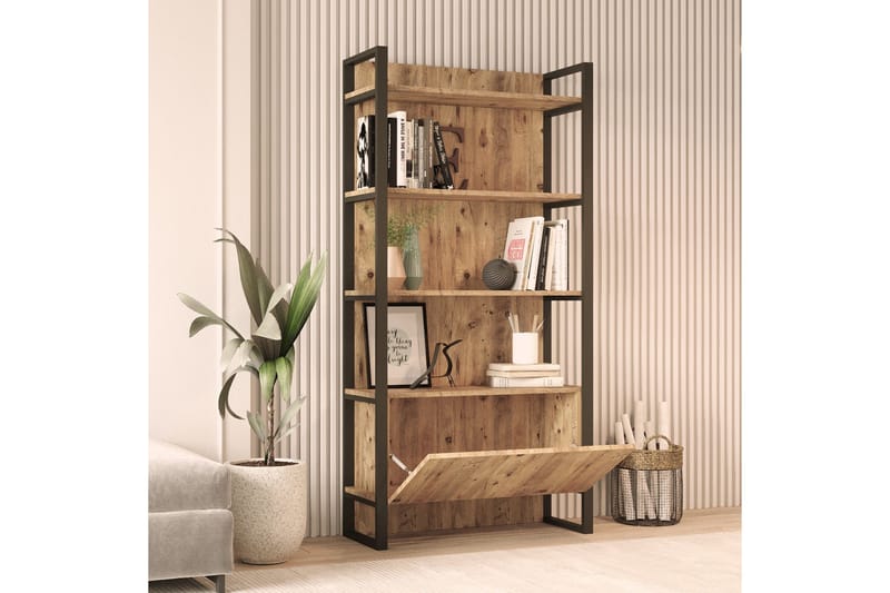 Kirjahylly Violaceae 90x180 cm - Vihreä - Säilytys - Hylly - Kirjahylly