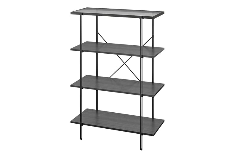 Kirjahylly Wainright - Musta - Säilytys - Hylly - Kirjahylly