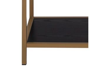 Kirjahylly Walmon 77x35 cm 4 hyllyä - Musta - Säilytys - Hylly - Kirjahylly
