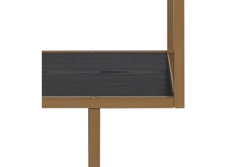 Kirjahylly Walmon 77x35 cm 4 hyllyä - Musta - Säilytys - Hylly - Kirjahylly