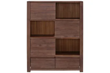 Kirjahylly Walter 100 cm - Akaasia/Ruskea - Säilytys - Hylly - Kirjahylly