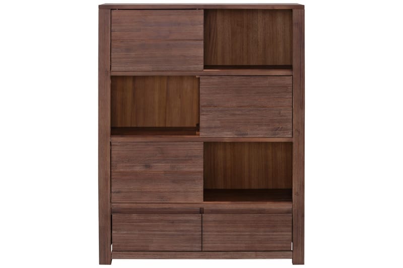 Kirjahylly Walter 100 cm - Akaasia/Ruskea - Säilytys - Hylly - Kirjahylly