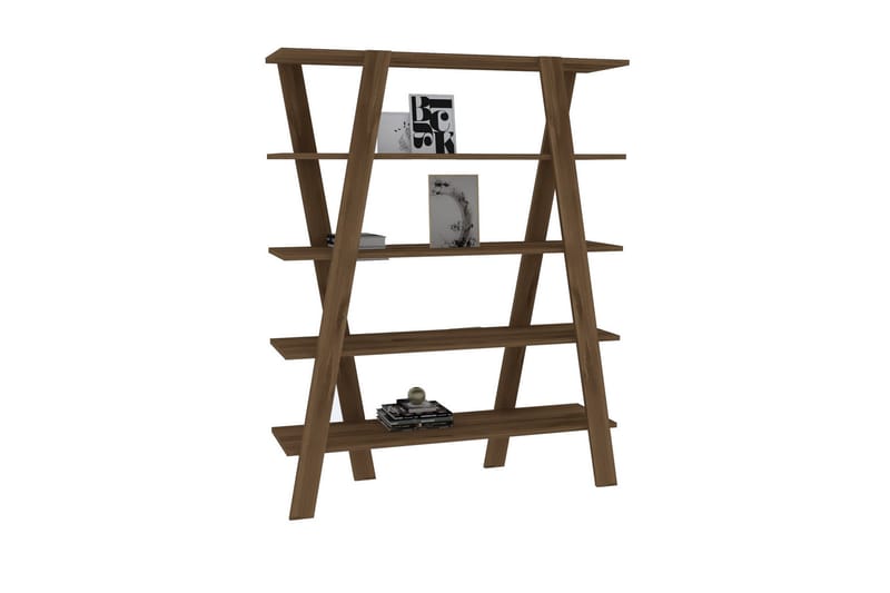 Kirjahylly Zakkum 120x150 cm, Ruskea