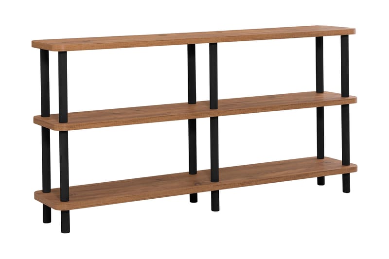 Kirjahylly Zakkum 150x74,9 cm, Musta