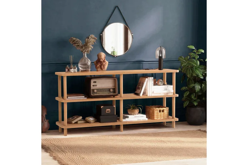 Kirjahylly Zakkum 150x74,9 cm - Vihreä - Säilytys - Hylly - Kirjahylly