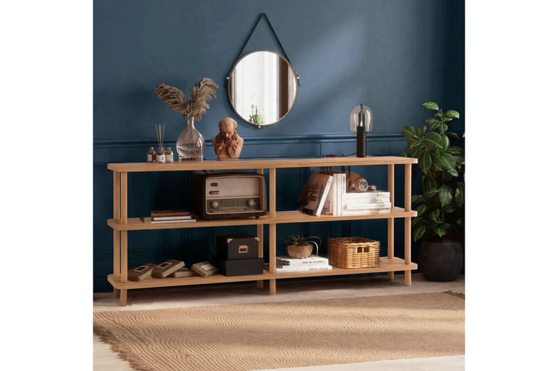 Kirjahylly Zakkum 180x74,9 cm - Mänty - Säilytys - Hylly - Kirjahylly