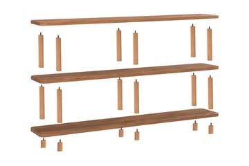Kirjahylly Zakkum 180x74,9 cm - Mänty - Säilytys - Hylly - Kirjahylly