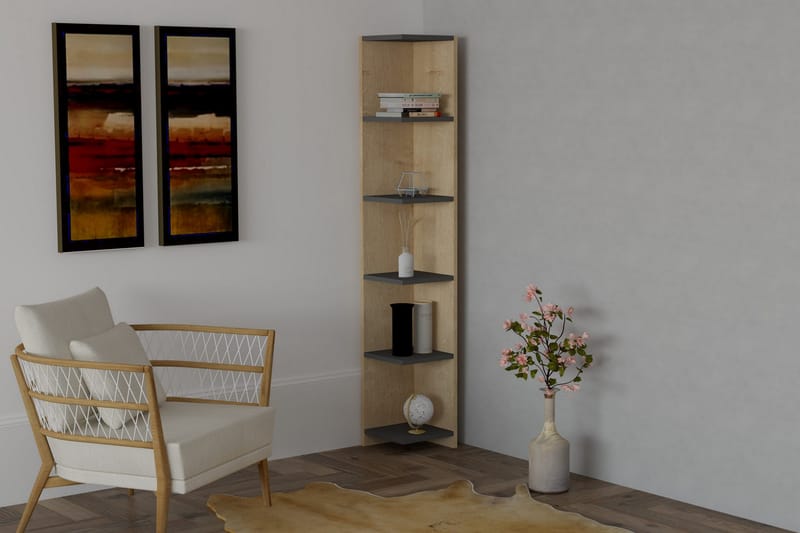 Kirjahylly Zakkum 25x160 cm - Sininen - Säilytys - Hylly - Kirjahylly