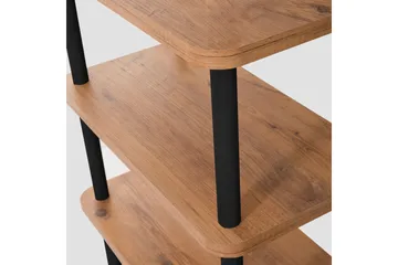 Kirjahylly Zakkum 80x75 cm - Musta - Säilytys - Hylly - Kirjahylly