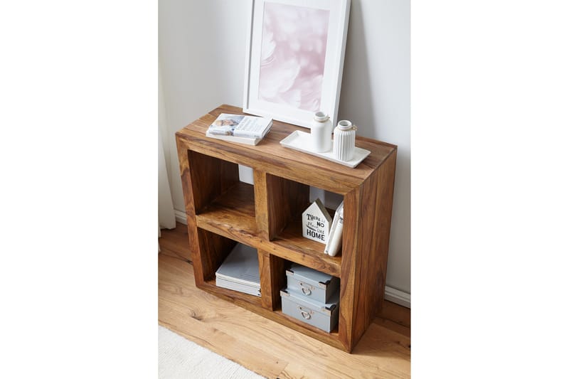 Kirjahylly Poundsgate - Puu/Luonnonväri - Säilytys - Hylly - Kirjahylly