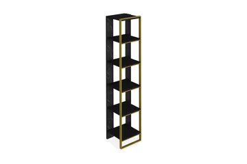 Kirjahylly Pewo 32 cm - Kulta/Musta - Säilytys - Hylly - Kirjahylly