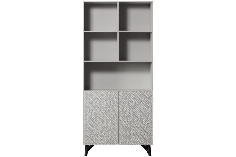 Kirjahylly Prezi 200 cm - Beige - Säilytys - Hylly - Kirjahylly