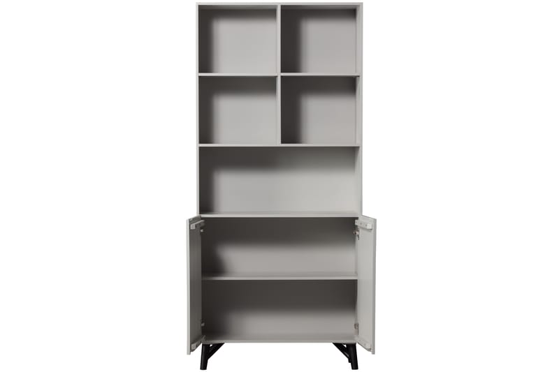 Kirjahylly Prezi 200 cm - Beige - Säilytys - Hylly - Kirjahylly