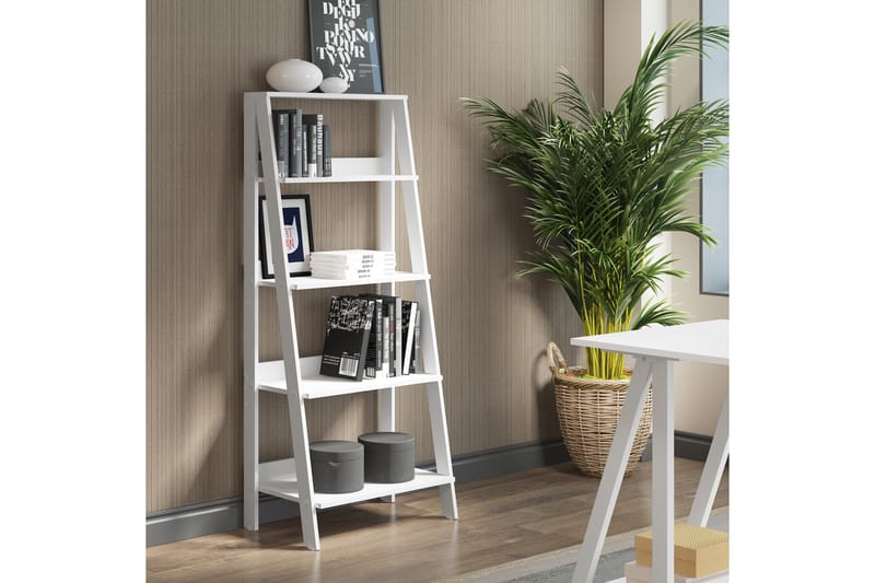 Kirjahylly/Tikashylly Pangler - Valkoinen - Säilytys - Hylly - Tikashylly