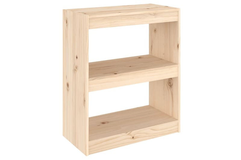Kirjahylly/tilanjakaja 60x30x71,5 cm täysi mänty - Ruskea - Säilytys - Hylly - Kirjahylly