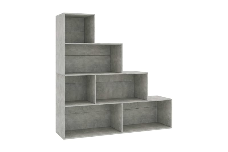 Kirjahylly/tilanjakaja betoninharmaa 155x24x160 cm lastulevy - Harmaa - Säilytys - Hylly - Kirjahylly