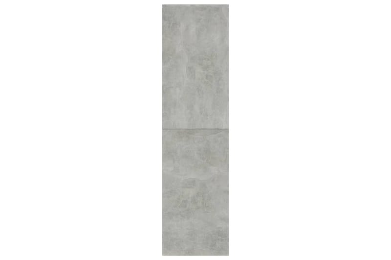 Kirjahylly/tilanjakaja betoninharmaa 155x24x160 cm lastulevy - Harmaa - Säilytys - Hylly - Kirjahylly