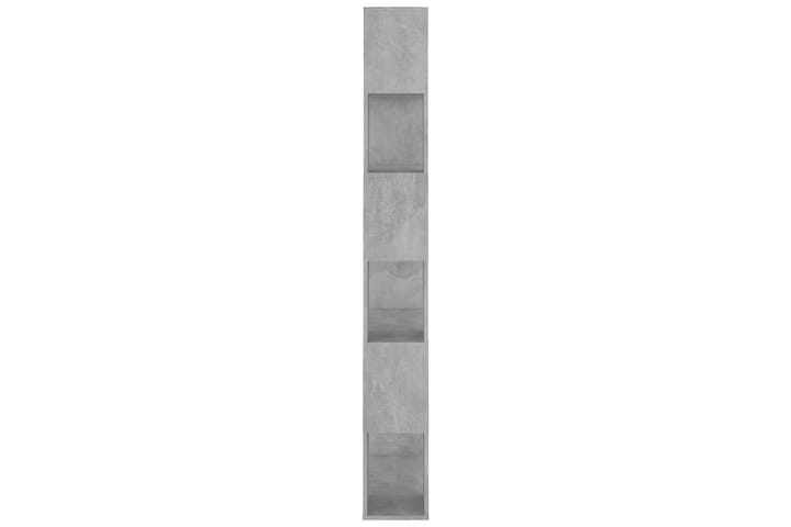 Kirjahylly/tilanjakaja betoninharmaa 80x24x186 cm lastulevy - Kirjahylly - Hylly