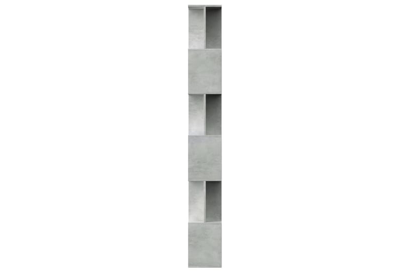 Kirjahylly/tilanjakaja betoninharmaa 80x24x192 cm lastulevy - Harmaa - Säilytys - Hylly - Kirjahylly