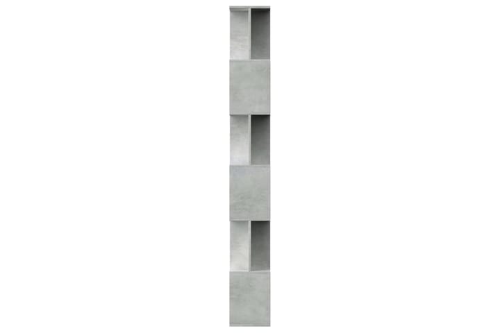 Kirjahylly/tilanjakaja betoninharmaa 80x24x192 cm lastulevy - Harmaa - Kirjahylly - Hylly