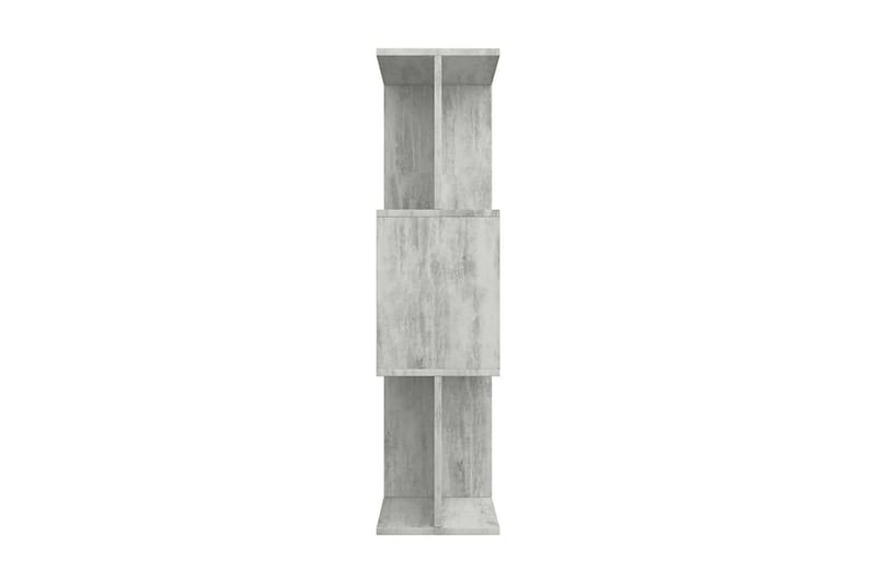 Kirjahylly/tilanjakaja betoninharmaa 80x24x96 cm lastulevy - Harmaa - Säilytys - Hylly - Kirjahylly