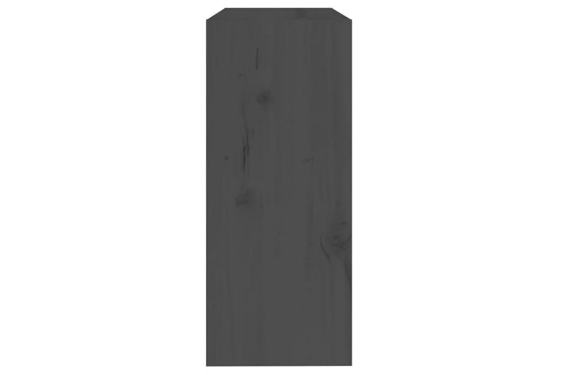 Kirjahylly/tilanjakaja harmaa 60x30x71,5 cm täysi mänty - Harmaa - Säilytys - Hylly - Kirjahylly
