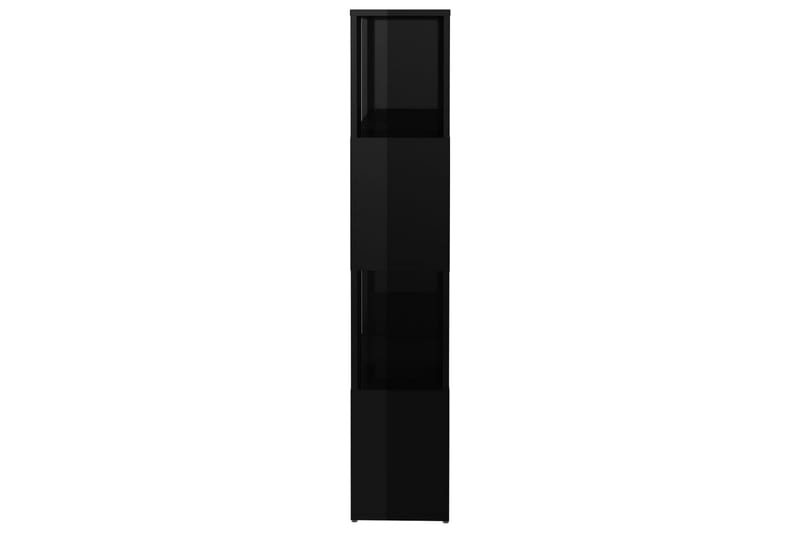 Kirjahylly/tilanjakaja korkeakiilto musta 60x24x124,5 cm - Musta - Säilytys - Hylly - Kirjahylly