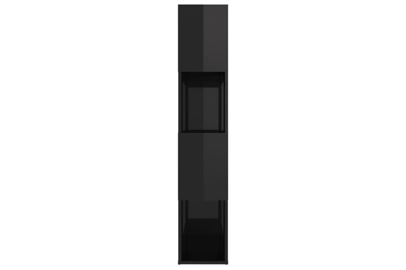 Kirjahylly/tilanjakaja korkeakiilto musta 80x24x124,5 cm - Musta - Säilytys - Hylly - Kirjahylly