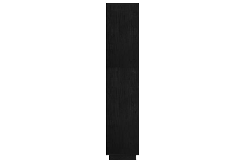 Kirjahylly/tilanjakaja musta 60x35x167 cm täysi mänty - Musta - Säilytys - Hylly - Kirjahylly