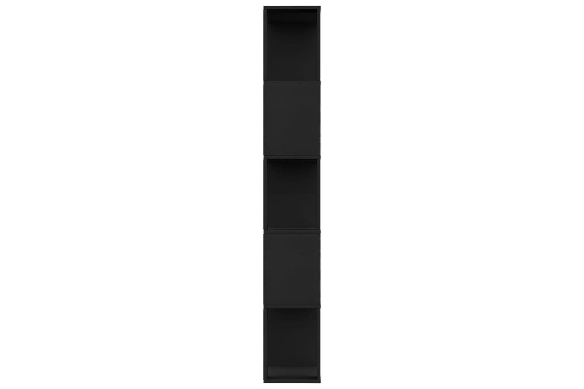 Kirjahylly/tilanjakaja musta 80x24x159 cm lastulevy - Musta - Säilytys - Hylly - Kirjahylly