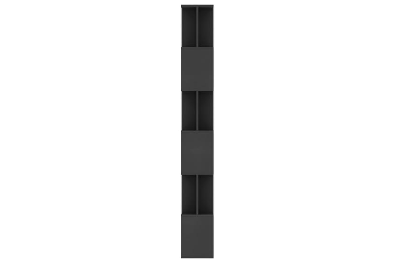 Kirjahylly/tilanjakaja musta 80x24x192 cm lastulevy - Musta - Säilytys - Hylly - Kirjahylly