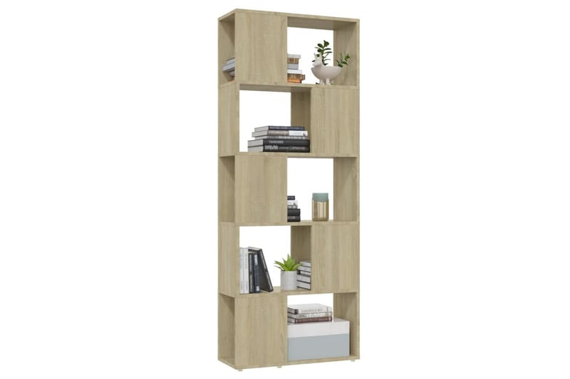 Kirjahylly/tilanjakaja Sonoma-tammi 60x24x155 cm - Ruskea - Säilytys - Hylly - Kirjahylly