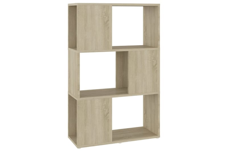 Kirjahylly/tilanjakaja Sonoma-tammi 60x24x94 cm lastulevy - Ruskea - Säilytys - Hylly - Kirjahylly