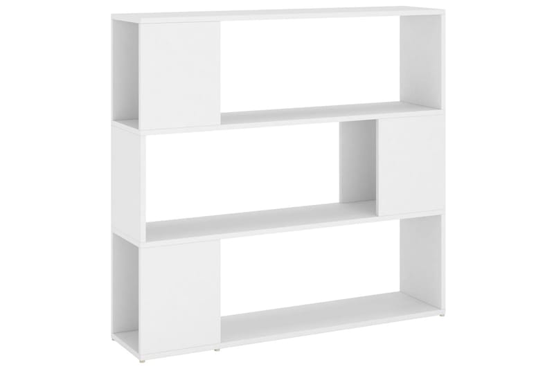Kirjahylly/tilanjakaja valkoinen 100x24x94 cm - S�äilytys - Hylly - Kirjahylly