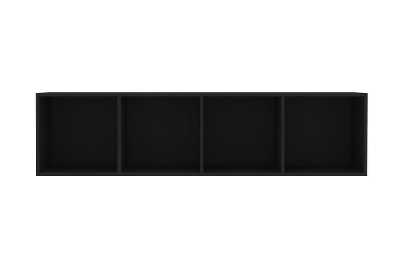 Kirjahylly/TV-taso musta 143x30x36 cm - Musta - Säilytys - Hylly - Kirjahylly