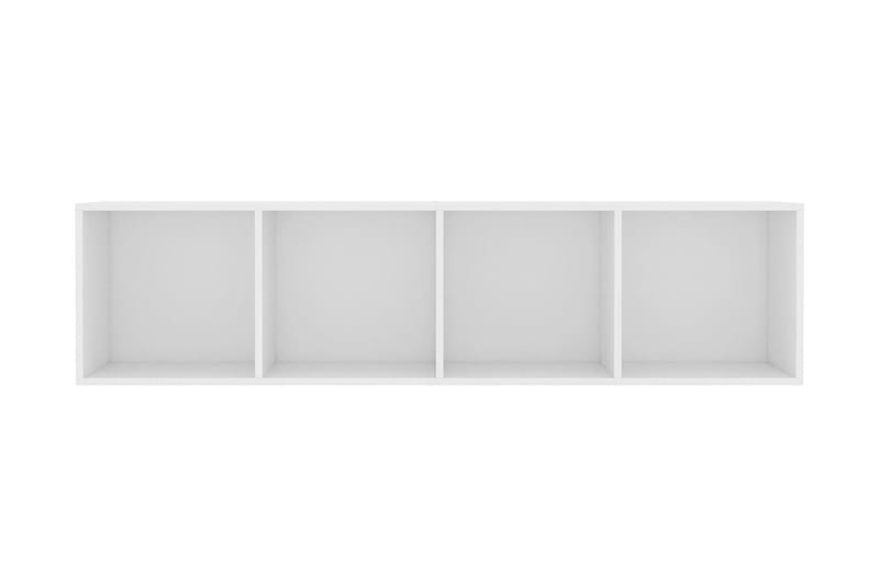 Kirjahylly/TV-taso valkoinen 143x30x36 cm - Valkoinen - Säilytys - Hylly - Kirjahylly