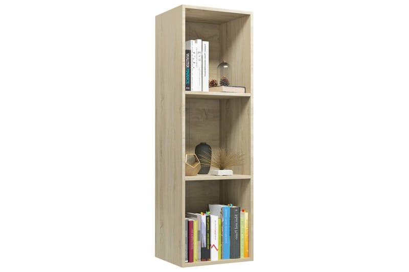 Kirjakaappi Sonoma tammi 36x30x114 cm lastulevy - Ruskea - Säilytys - Hylly - Kirjahylly