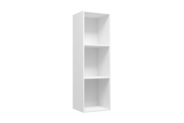 Kirjakaappi valkoinen 36x30x114 cm lastulevy - Valkoinen - Kirjahylly - Hylly