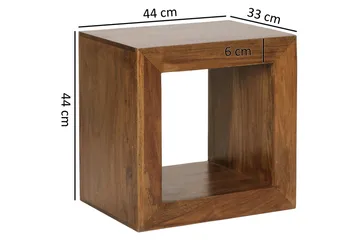 Konarzewski kirjahylly 44 cm pähkinä - Ruskea - Säilytys - Hylly - Kirjahylly
