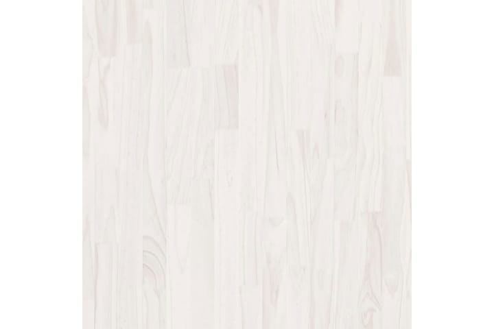 Korkea kaappi valkoinen 100x30x210 cm täysi mänty - Kirjahylly - Hylly