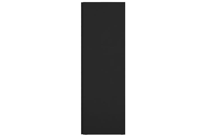 Kulmakaappi musta 33x33x100 cm lastulevy - Musta - Kulmahylly - Keittiöhylly - Hylly