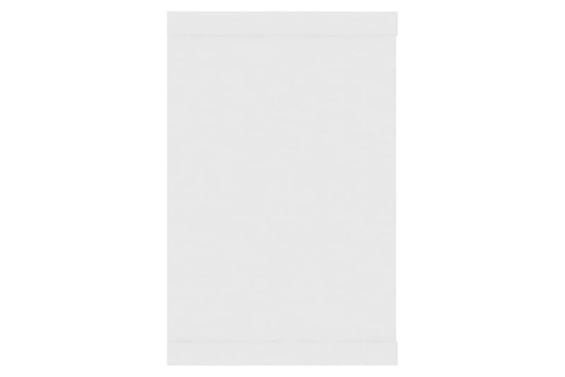 Kuutioseinähyllyt 2 kpl valkoinen 60x15x23 cm lastulevy - Valkoinen - Säilytys - Hylly - Seinähylly