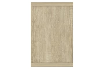 Kuutioseinähyllyt 6 kpl Sonoma-tammi 60x15x23 cm lastulevy - Ruskea - Säilytys - Hylly - Seinähylly