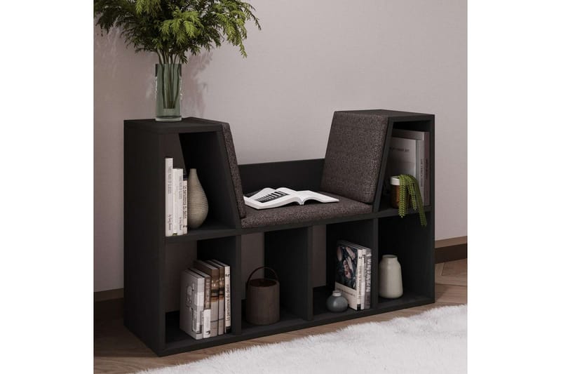 Kylen Kirjahylly 103 cm - Antrasiitti - Säilytys - Hylly - Kirjahylly