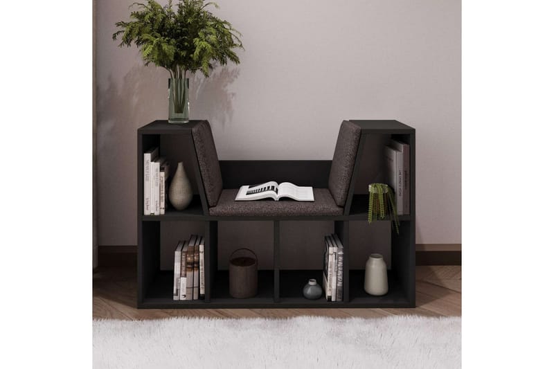 Kylen Kirjahylly 103 cm - Antrasiitti - Säilytys - Hylly - Kirjahylly