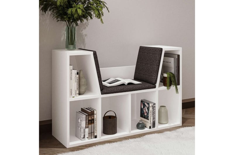 Kylen Kirjahylly 103 cm - Valkoinen - Säilytys - Hylly - Kirjahylly