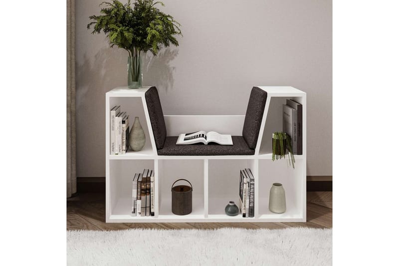 Kylen Kirjahylly 103 cm - Valkoinen - Säilytys - Hylly - Kirjahylly