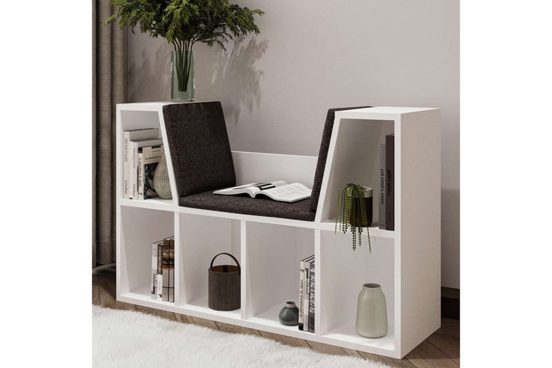 Kylen Kirjahylly 103 cm - Valkoinen - Säilytys - Hylly - Kirjahylly