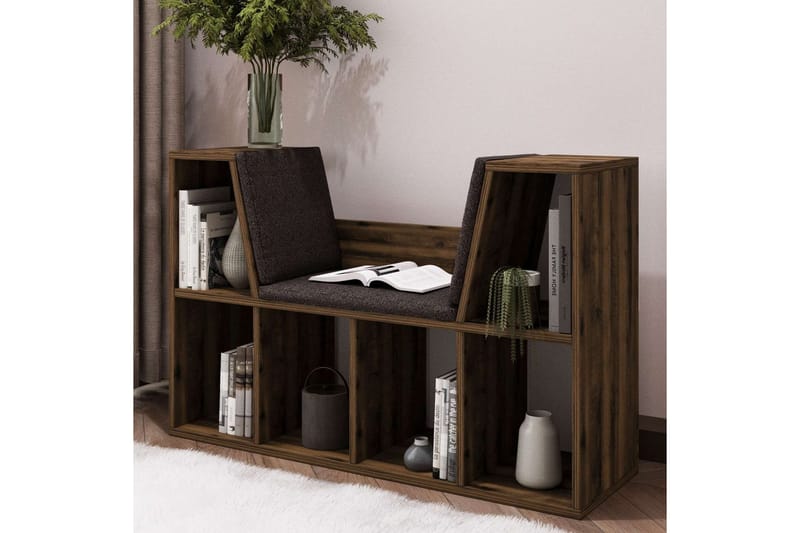 Kylen Kirjahylly 103 cm - Pähkinä - Säilytys - Hylly - Kirjahylly